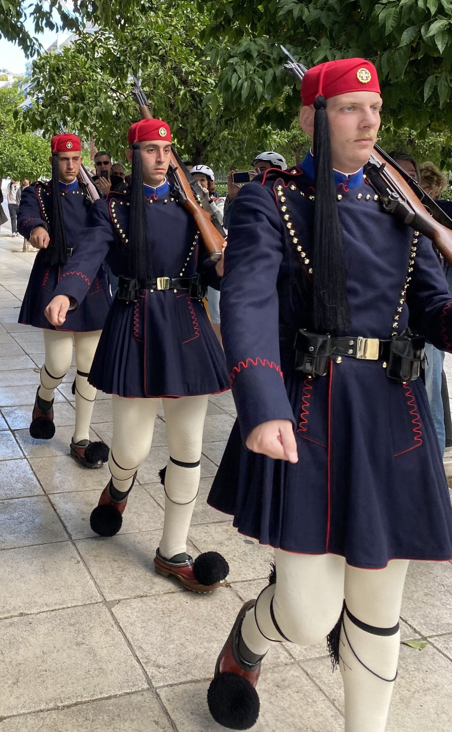 Athens changing guard