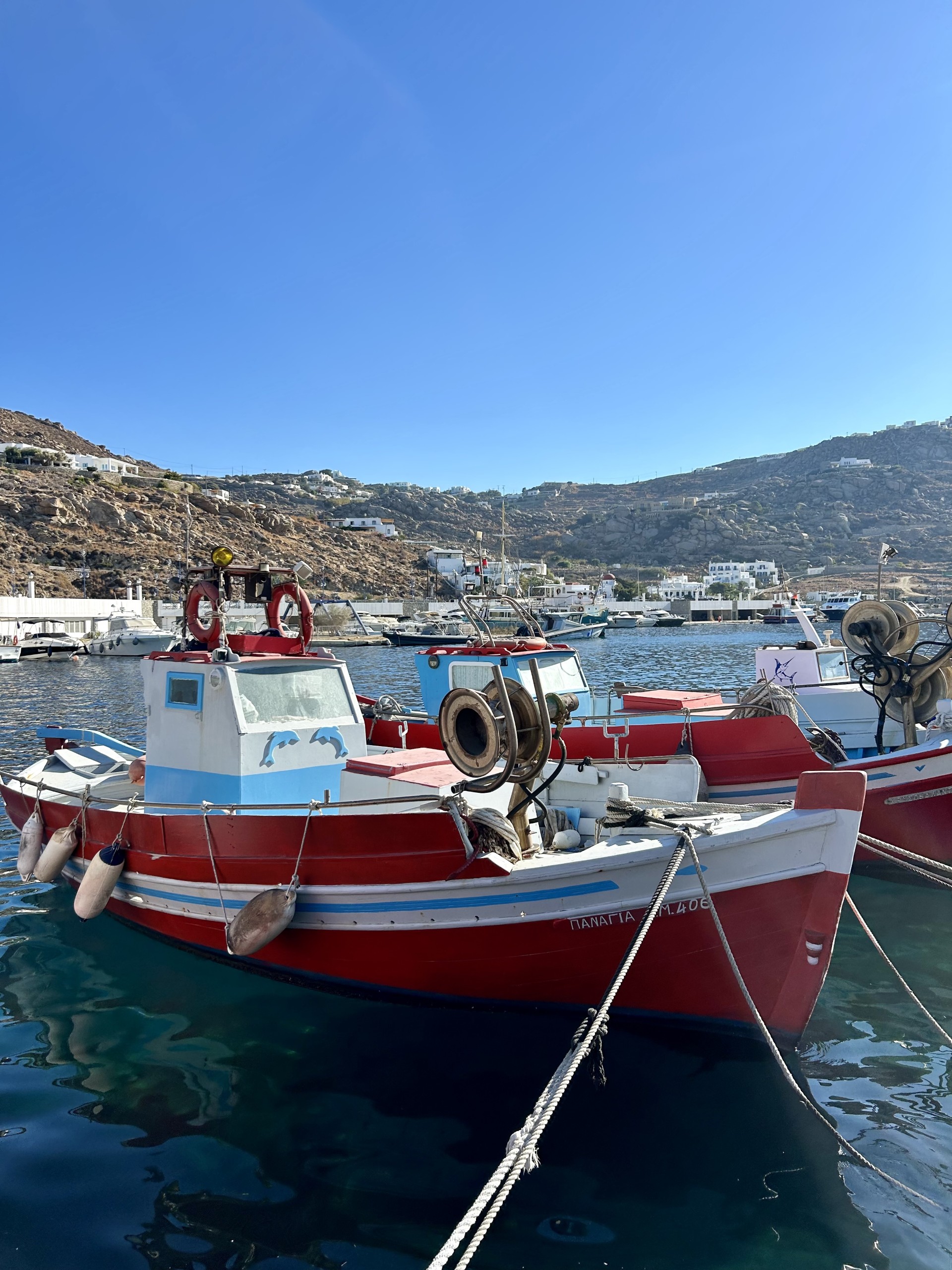 Mykonos boat